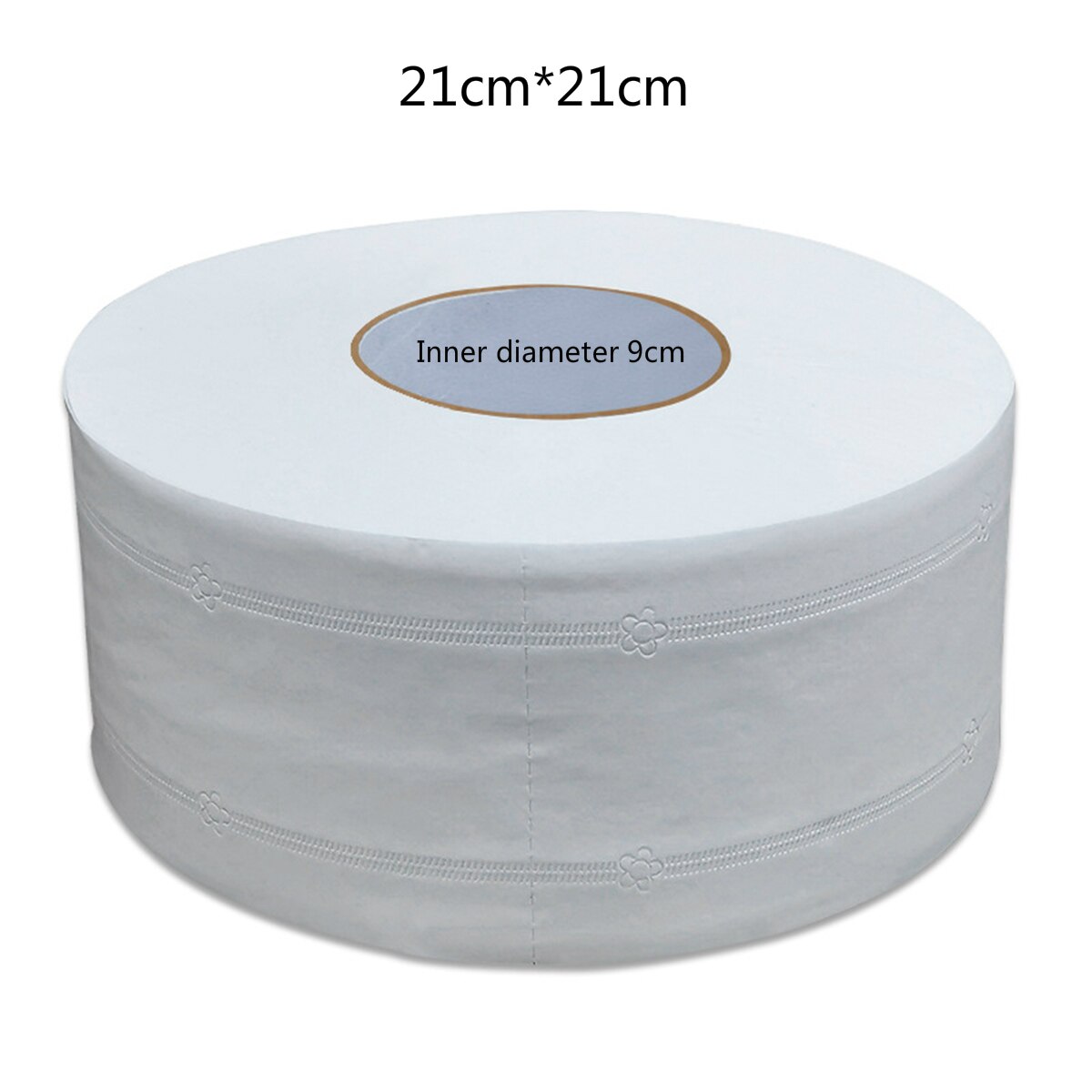 1 Roll Big Roll Toilet Paper 3-Layer Native Wood Soft Toilet Paper Pulp Home Rolling Paper Strong Water Absorption