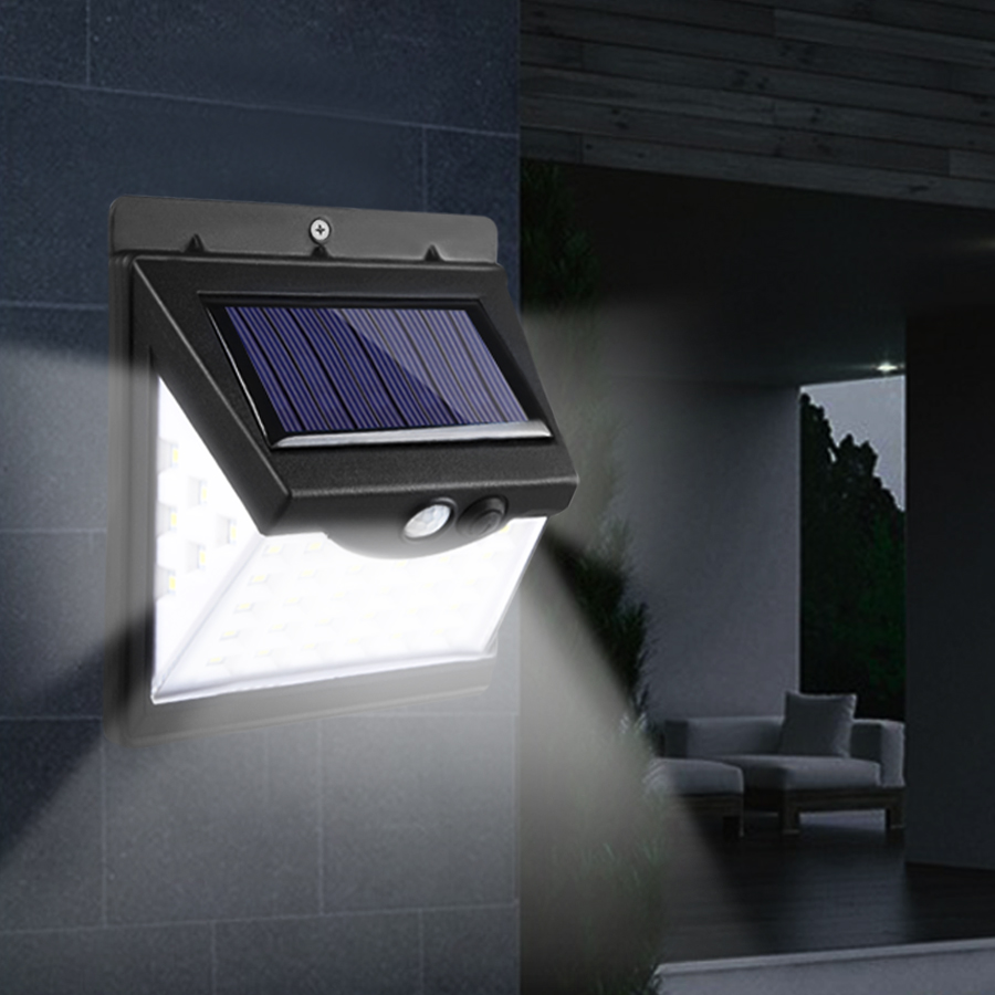 LED Zonne-straat Licht PIR Motion Sensor Solar Tuin Licht Buiten Waterdicht Zonne-verlichting Voor Lantaarn Tuin Trap Decoratie