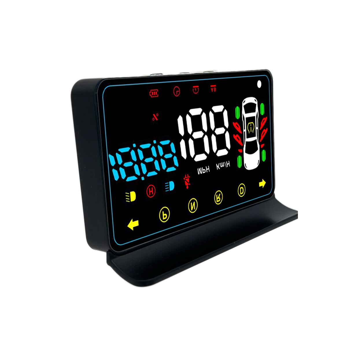 Tesla Model Y &amp; Model 3 HUD-pantalla especial Head Up, proyector de parabrisas, velocidad, batería, porcentaje de potencia, indicador de advertencia para pantalla de puerta