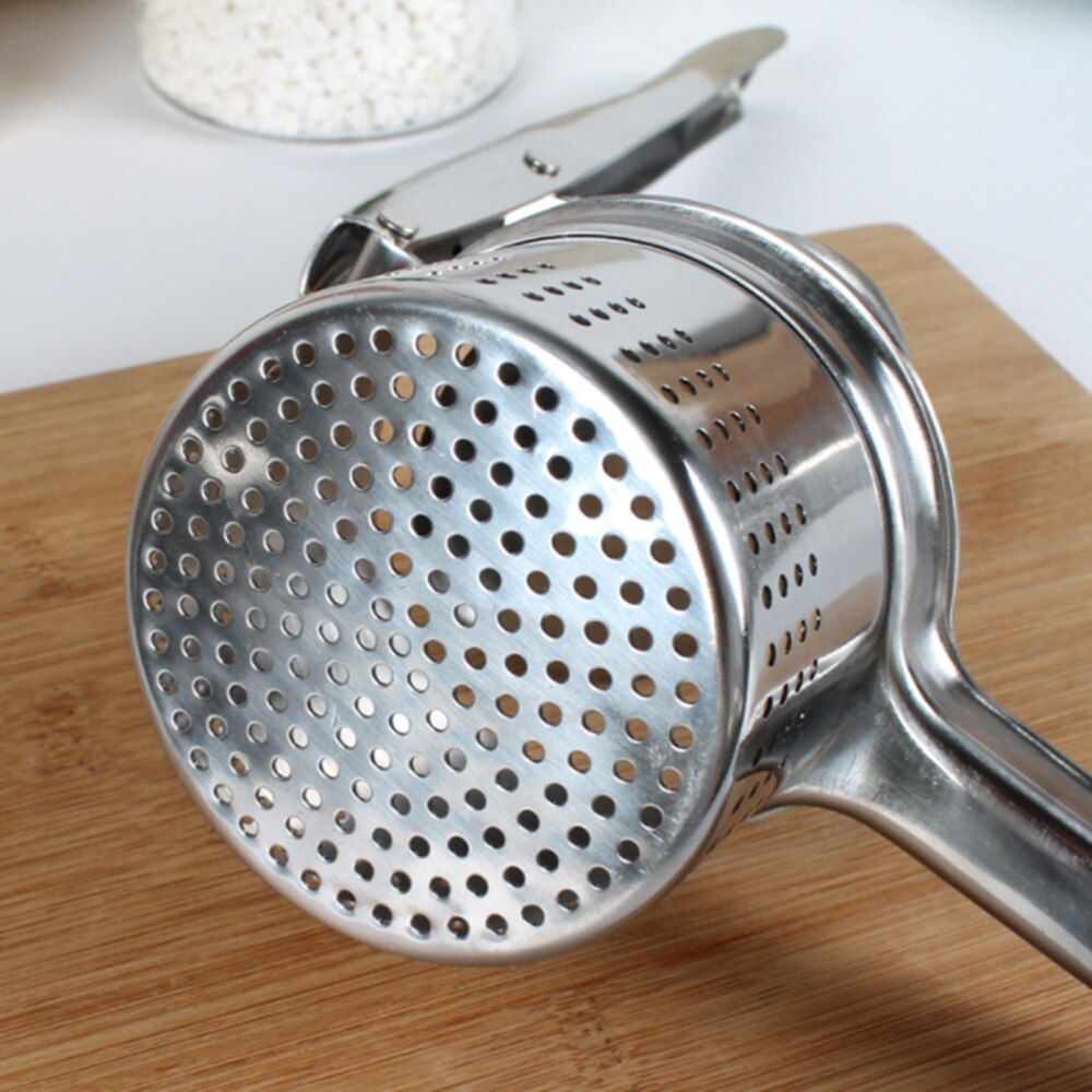 Stainless Steel Potato Masher Potato Ricer Fruit Vegetable Press Juicer Crusher Squeezer Multifunctional Kitchen Tool