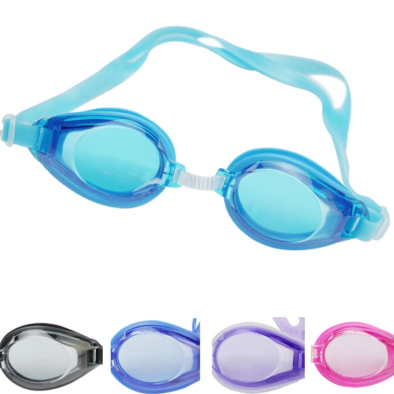 Professionele Siliconen Bijziendheid Zwembril Anti-Fog Uv Zwemmen Bril Met Oordopje Voor Mannen Vrouwen Dioptrie Sportbrillen