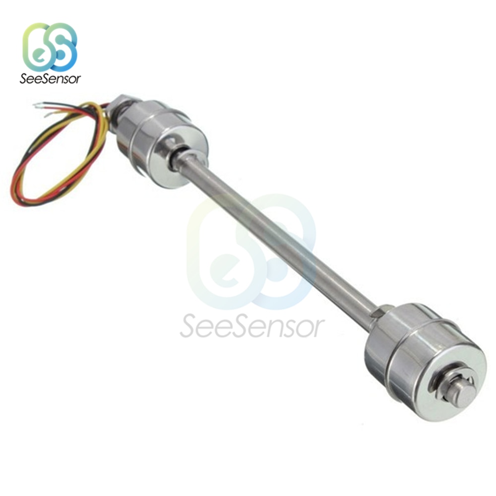 Rvs Vlotter Sensor Switch Liquid Water Niveau Sensor Controller Dubbele Bal Vlotterschakelaar Tank Pool Flow Sensoren 200Mm