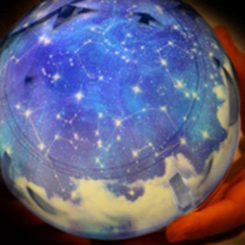 Sterrenhemel nachtlampje planeet ic projector led lamp kleurrijk draaien knipperende ster kinderen baby kerstmis