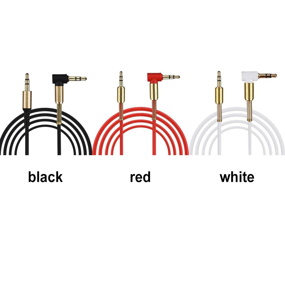 Audio Kabel Gold Plating 3.5mm Male naar Male Car Aux Auxiliary Jack Stereo Audio Kabel voor Telefoon MP3