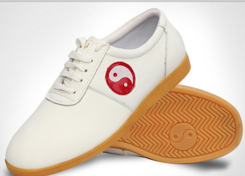 Tai Chi weiche leder schuhe Dichotomanthes ende von frühling sommer frauen Taiji Kung-Fu schuhe schuhe männlichen martialisch leder schuhe Weibliche: Weiß