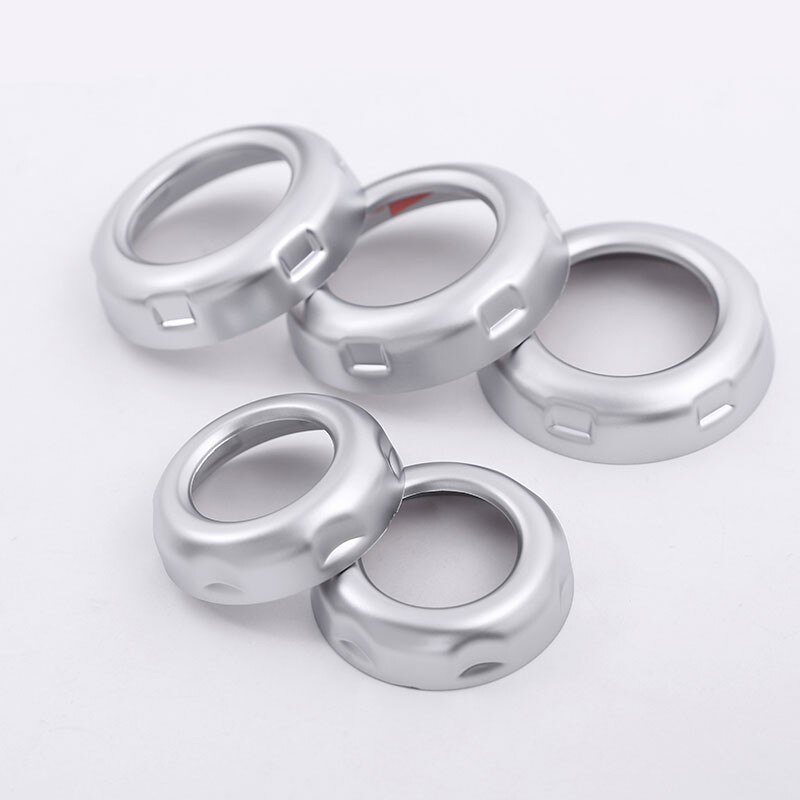 5pcs/set Chrome Volume and Air Conditioning Knobs Trim for Land Rover Discovery 4 LR4 Range Rover Sport Car Accessory and Parts