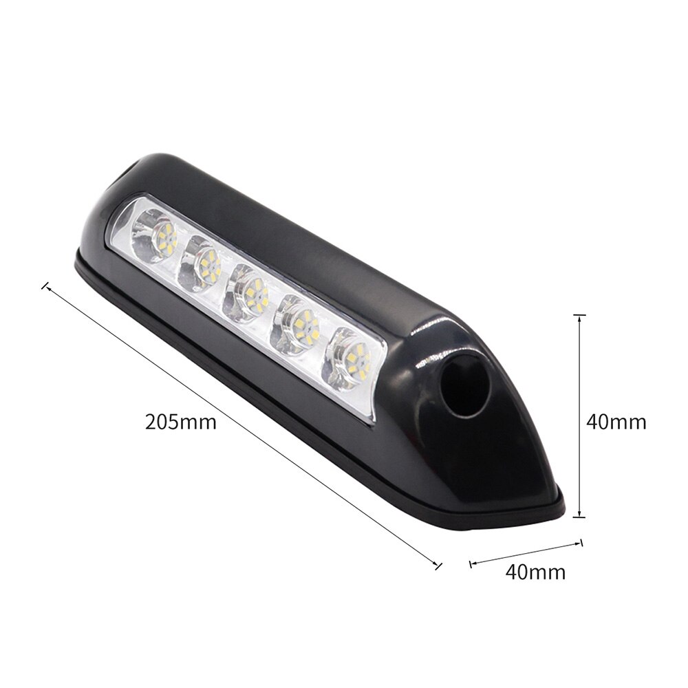 For Motorhome RV Van Camper SUV 12V RV 5Pcs LED Awning Porch Light Waterproof Interior Wall Lamps Light Bar Energy Saving D4238B