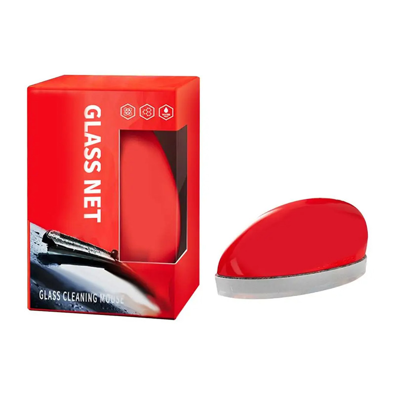 Windshield Cleaner Oil Film Cleaning Brush Set Window Supplies Automotive Liquid Clean Lenses Screens Detergent Removal Phone: Mint