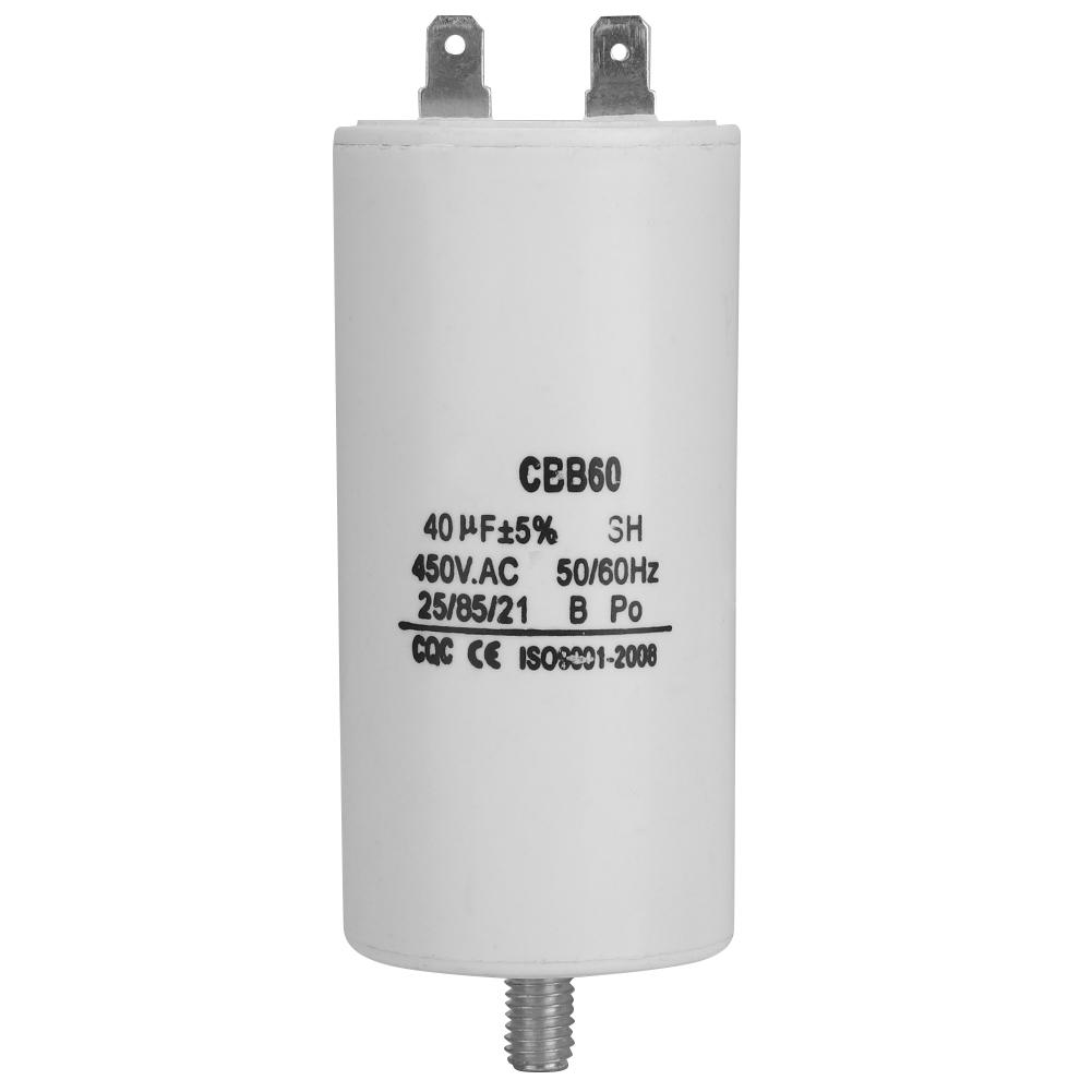 CBB60 450 V 40 uf Waterpomp Condensator Voor Wasmachine 50/60Hz Duurzaam