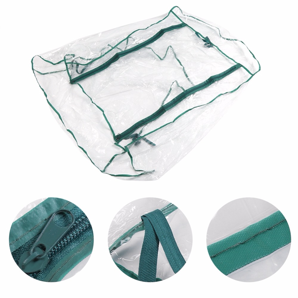 Mini cubierta de invernadero de jardín cubierta de PVC transparente cálido para plantas de semillero de cultivo al aire libre cubierta de invernadero de flores