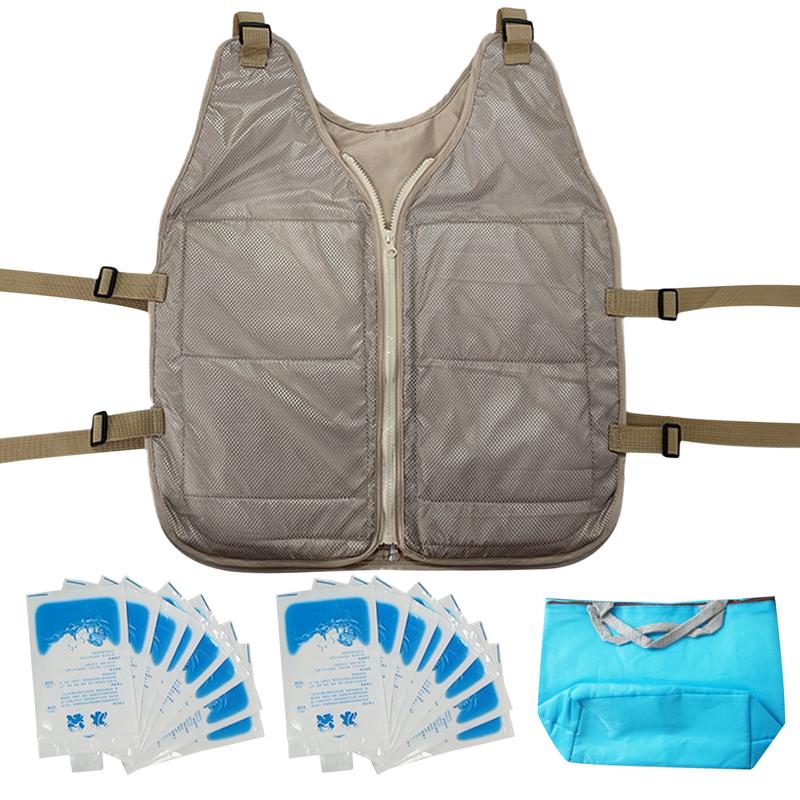 Ijskoude Vest Ijskoude Jas Voor Zomer Verstelbare Zomerkoelvest Koeljas Voor Werkende Hardlooptuin