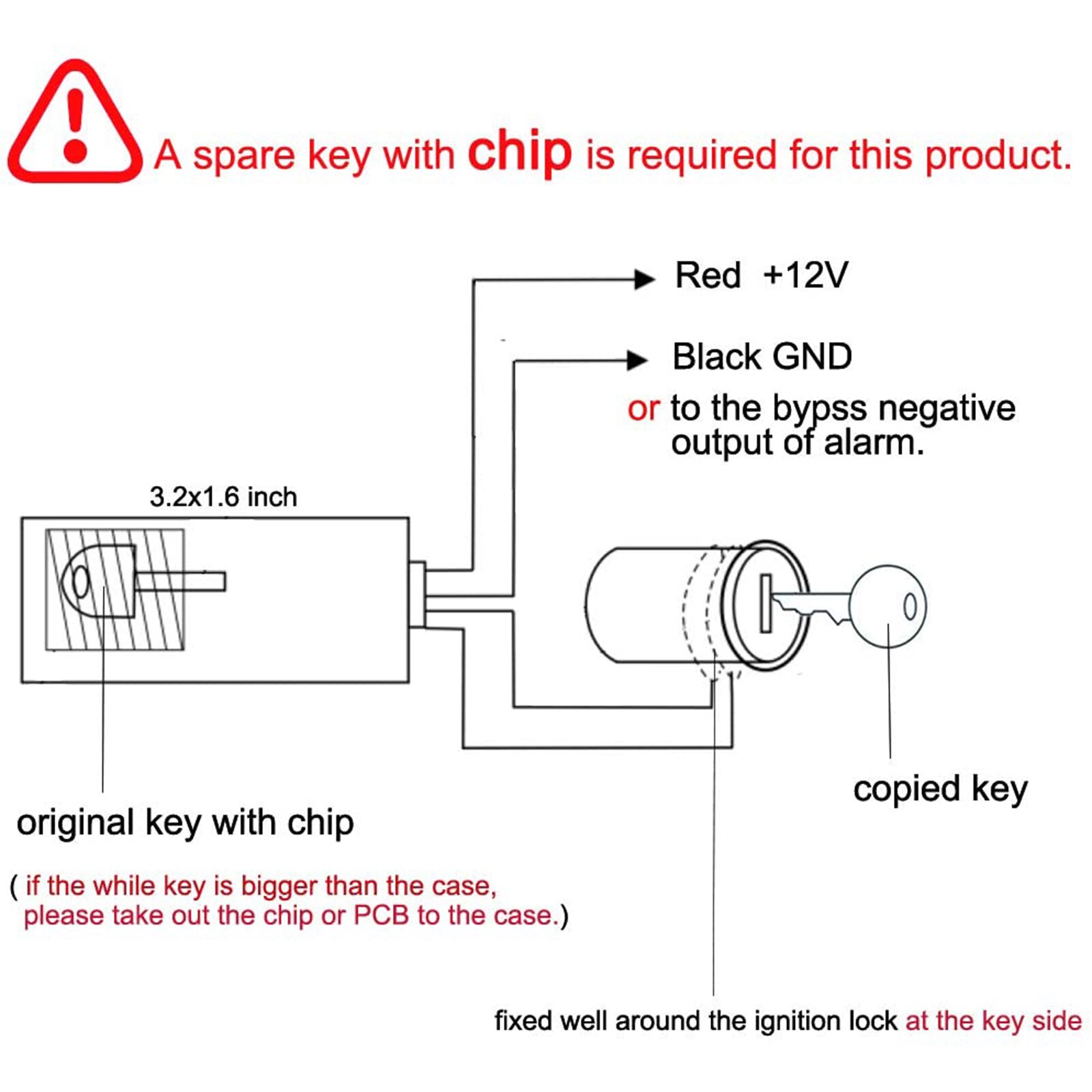 Auto Startonderbreker Transponder Bypass Module Voor Chip Sleutel Remote Engine Start &amp; Stop Knop &amp; Pke