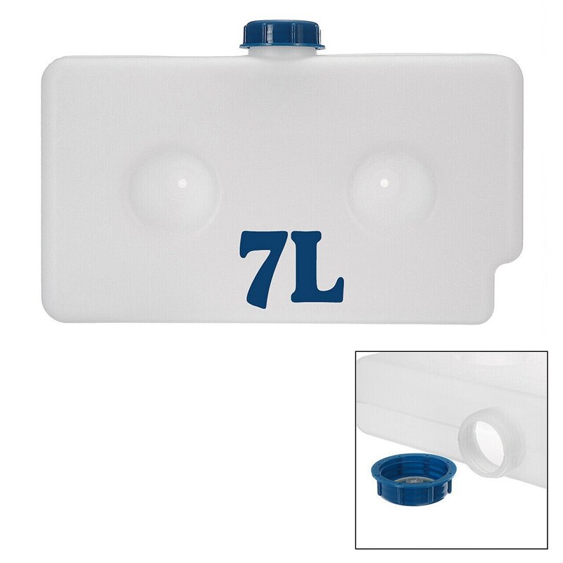 Tanque de combustible de plástico Universal para coche y caravana, herramienta de calentador de estacionamiento de gasolina y aceite, 7L