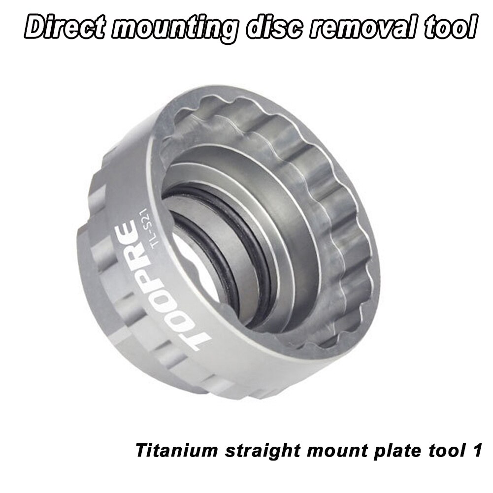 Bike Direct Mount Chainring Lock Ring Removal Installation Tool for Shimano M7100 M8100 M9100: Titanium