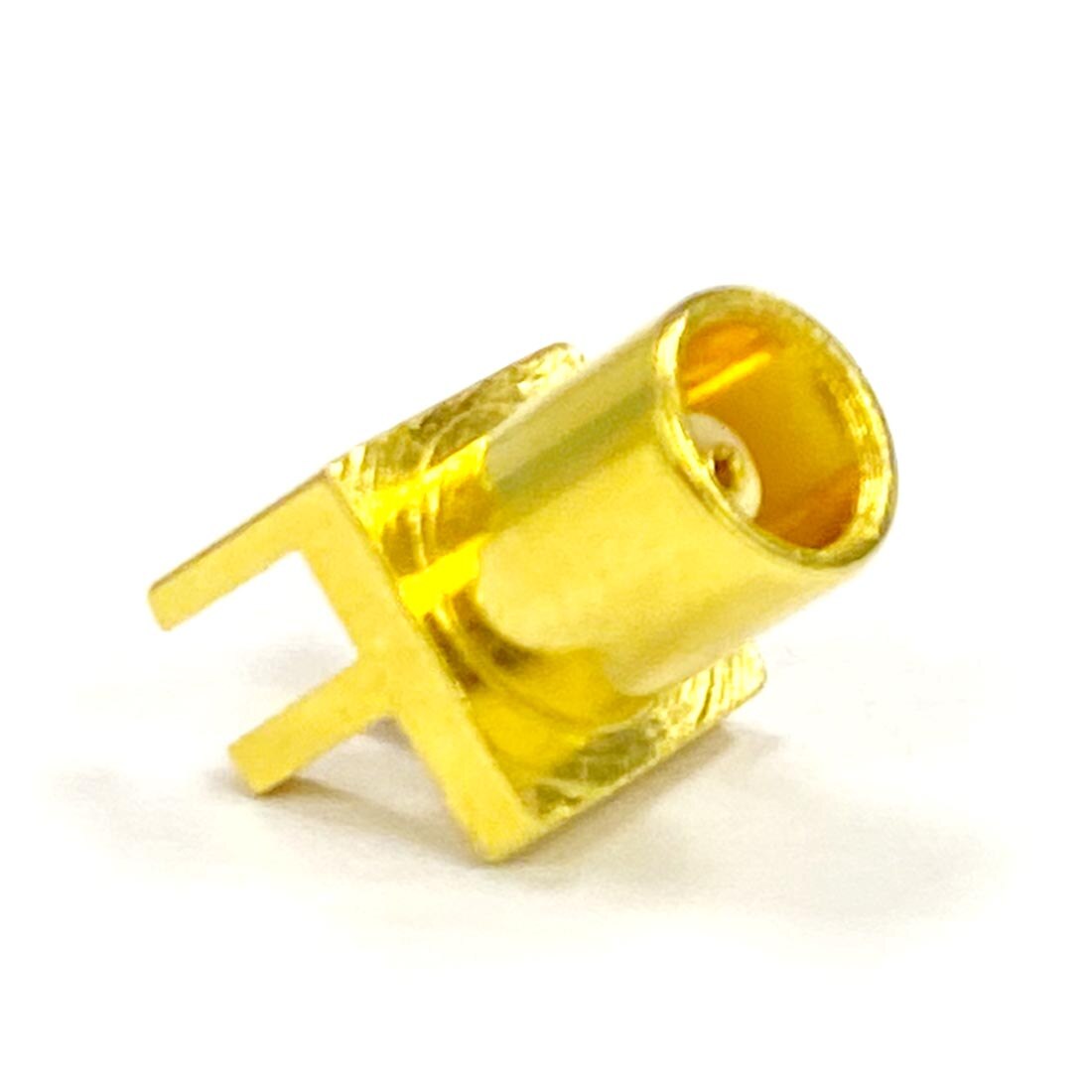 1PC MCX Female Jack RF Coax Connector Edge PCB Mount Straight Goldplated