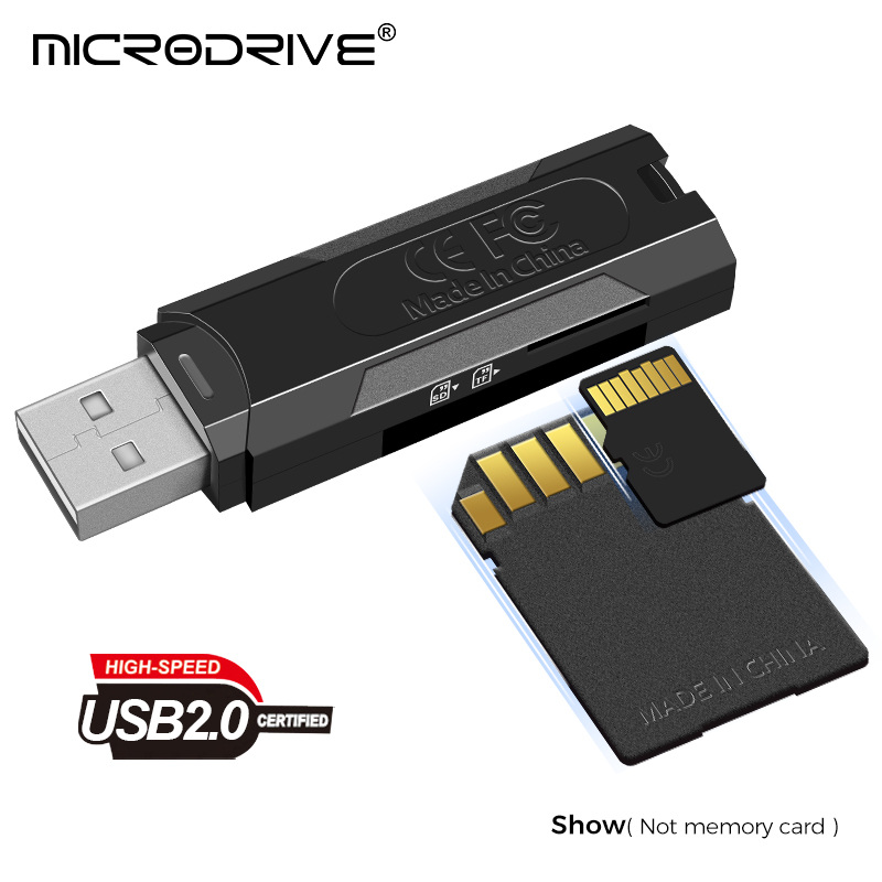Dla USB 3.0 / 2.0 / Type C / Lightning Flash TF Memory Card Reader / Micro Mini SD Card Adapter dla iPhone / iPad / USB - C: Czerwony