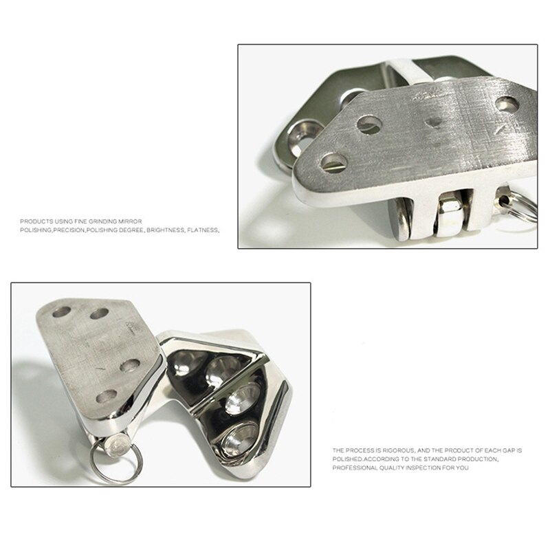 Marine Hatch Hinge Heavy Duty 316 Marine Grade Stainless Steel-2.75 X 2.75 Inch