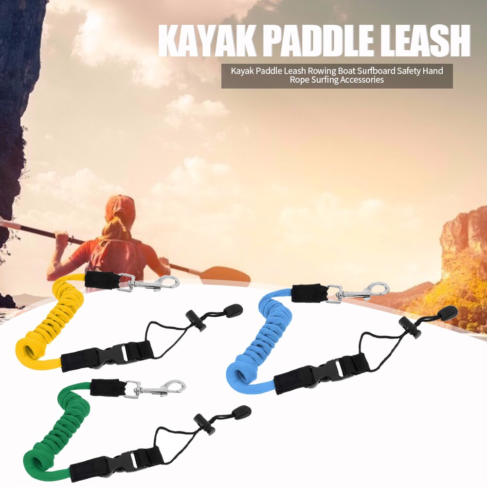 Kayak Rowing Boat Paddle Leash Surfboard Safety Hand Leash Rope Surfing Outdoor Fishing Tackle Accessories