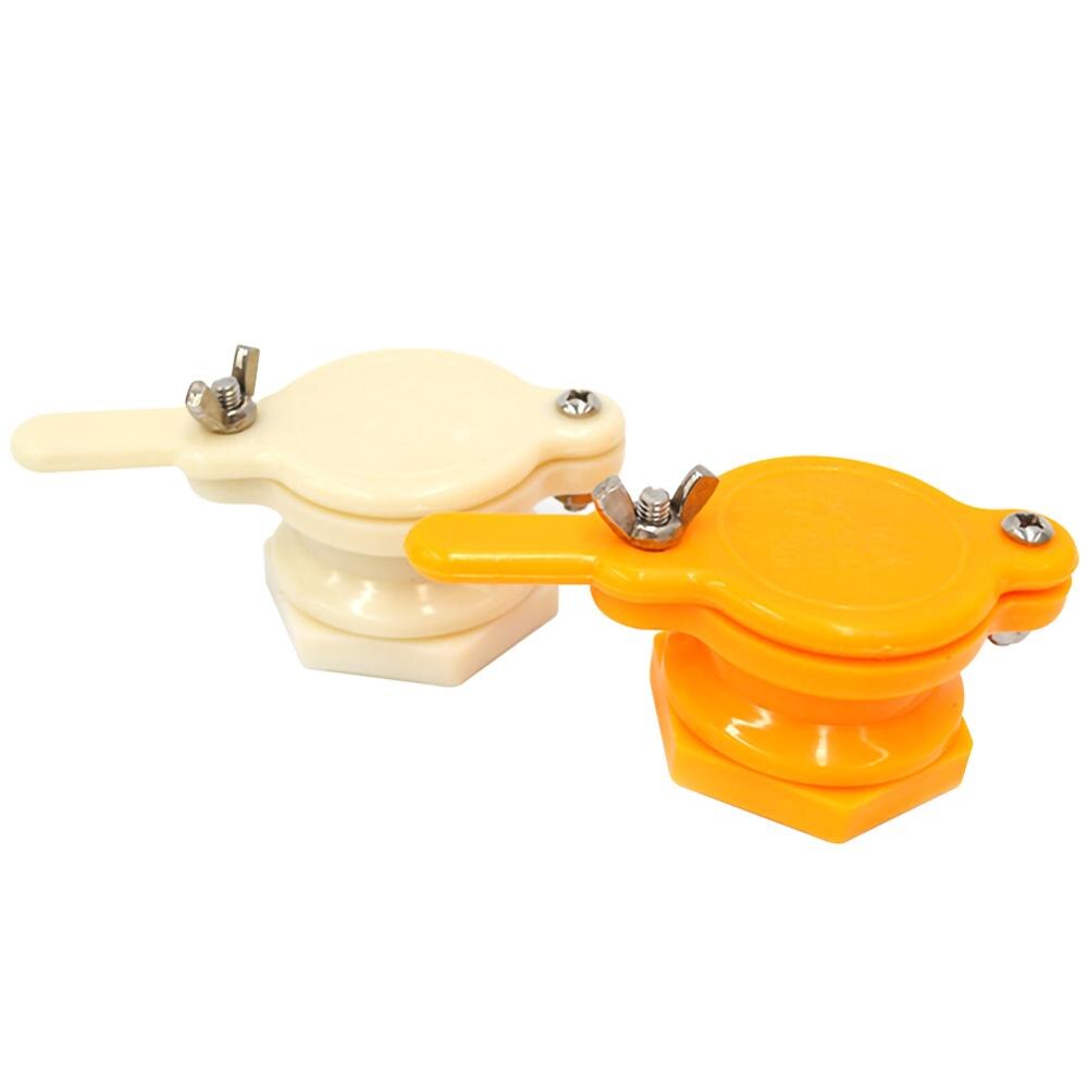 Duurzaam Nylon Honing Gate Valve Honing Extractor Plastic Honing Tap Bijenteelt Bottelen Tool 1 Pc Wit/Geel