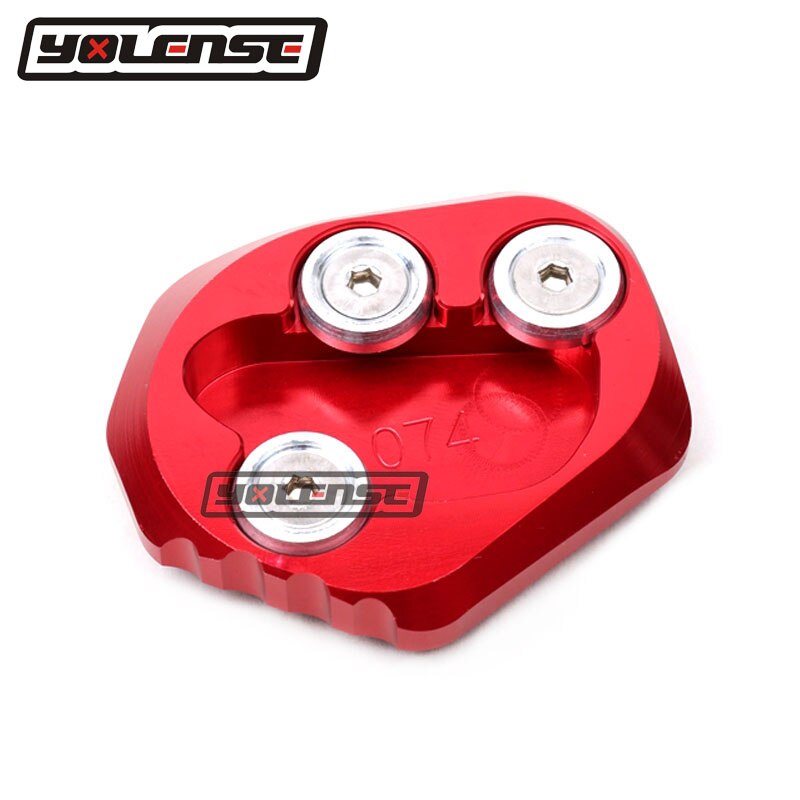 Moto CNC béquille pied Support latéral Extension Pad Support plaque agrandir Support pour YAMAHA YZF-R6 YZF R6 YZFR6