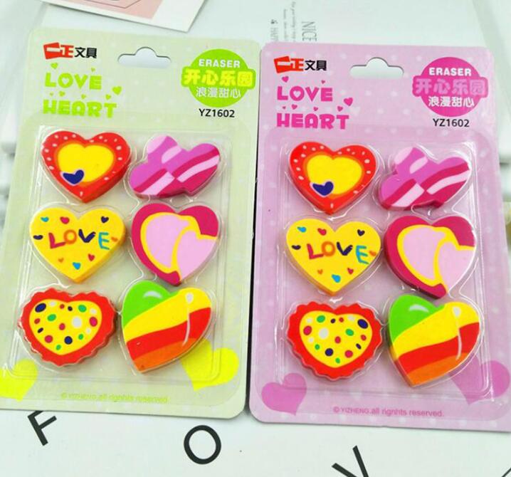 Kids Prijs Gum Set Cartoon Dier Gum Set voor School Kids Leraar Prijs Gum: 4