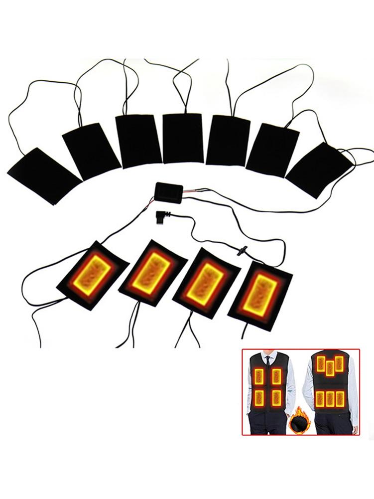 Clothes Heater Band Dual-control Heating Clothing Heating Sheet Composite Fiber Heating Wire One Eleven Electric Heating Sheet