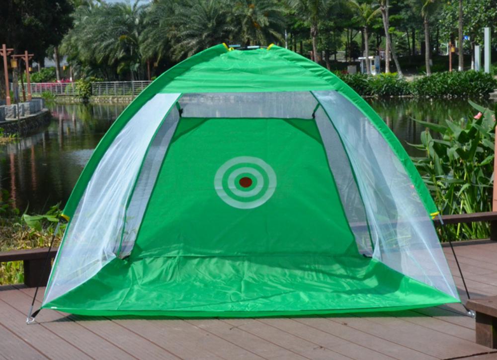 Outdoor Indoor Golf Training Practice Net Golf Hitting Net 2m x 1.4m Garden Grassland Practice Tent Driving Range Training