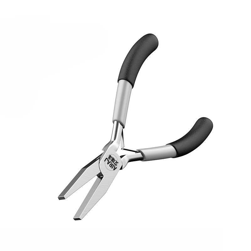 Multi-function Mini Pliers Pointed Mouth Beveled Mouth Steel Wire Long Mouth Top Cutting Pliers Set Hand DIY Tools 5inch: Light Blue