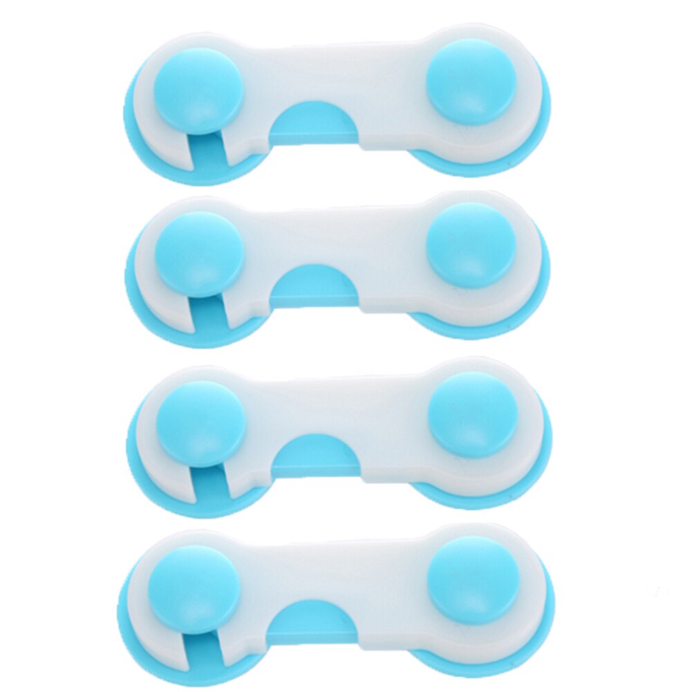 4 Stuk Multifunctionele Kast Lock Kind Veiligheid Bescherming Koelkast Veiligheidsslot Ladeblokkering Baby Veiligheid Anti-Snuifje Hand