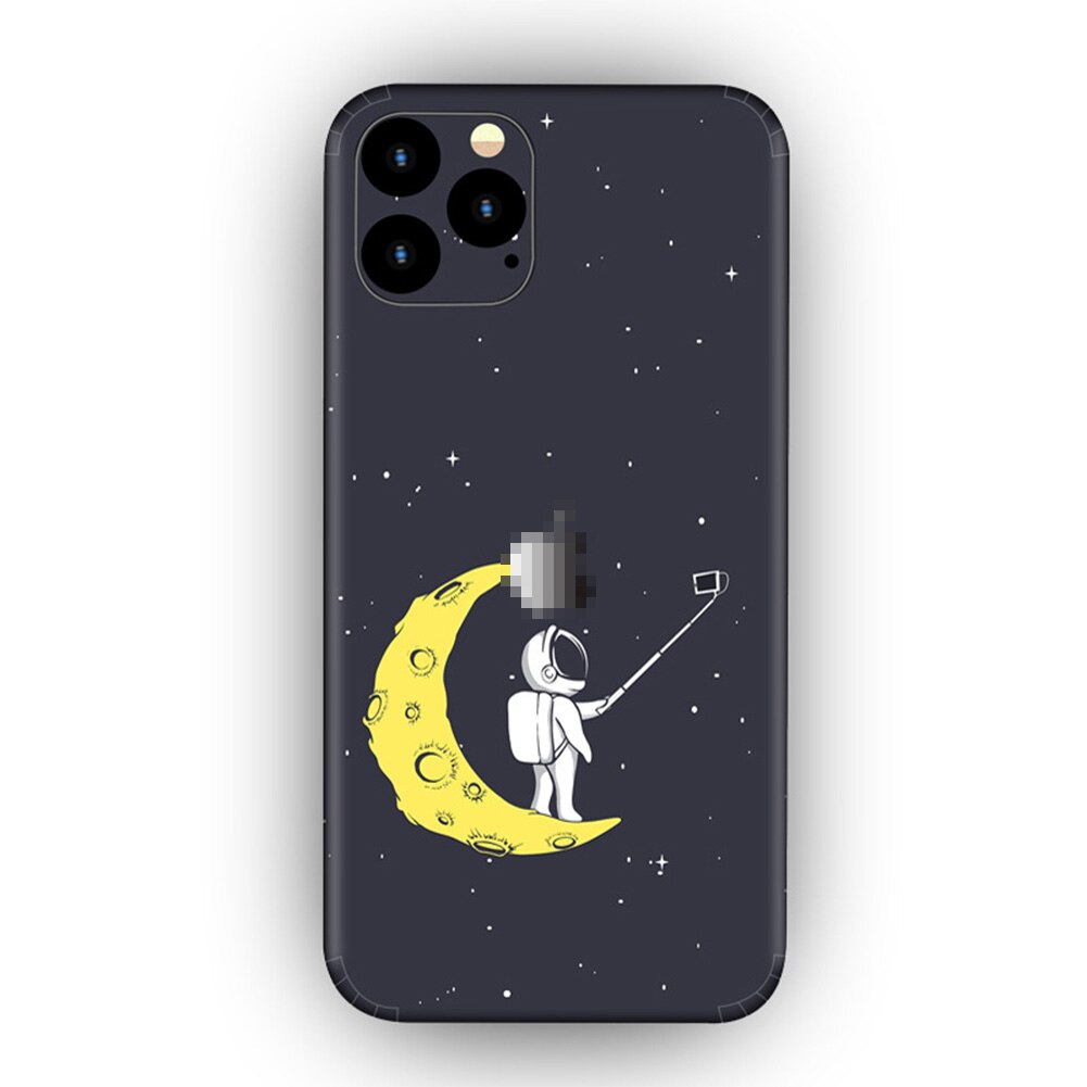 Śliczne kolorowe tylne naklejki na iPhone 11 Cartoon Phone Protector skórki cienka tylna folia dekoracyjna: Pansy