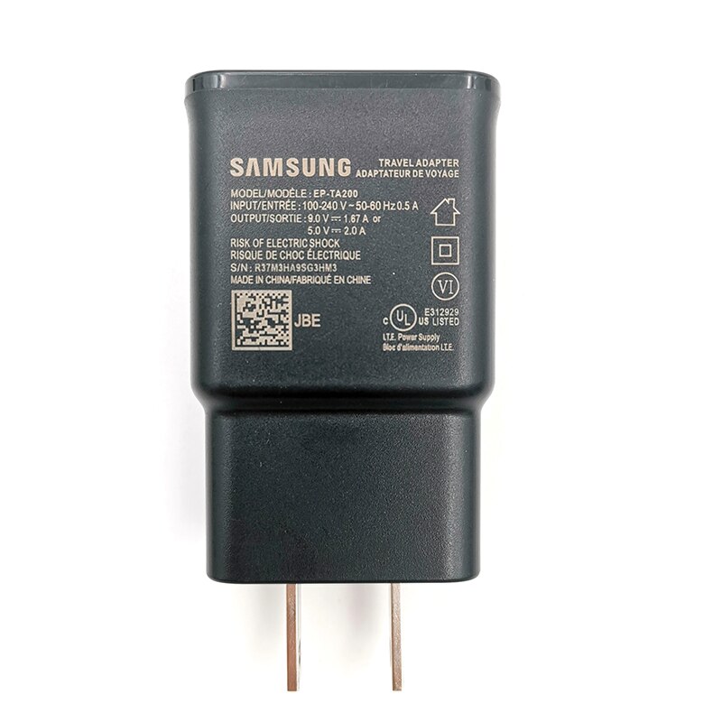 Original para Samsung adaptativo cargador rápido S10 de pared usb de la UE adaptador de tipo C Cable para A70 s9 s8 más s10e Nota 8 10 A50 A60 A80