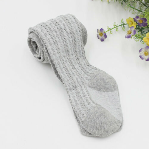 Mode Baby Meisjes Knie Hoge Katoen Lange Warme Kous Kids Peuters Panty Been Warmer Kousen: Grijs / 2 to 3Years