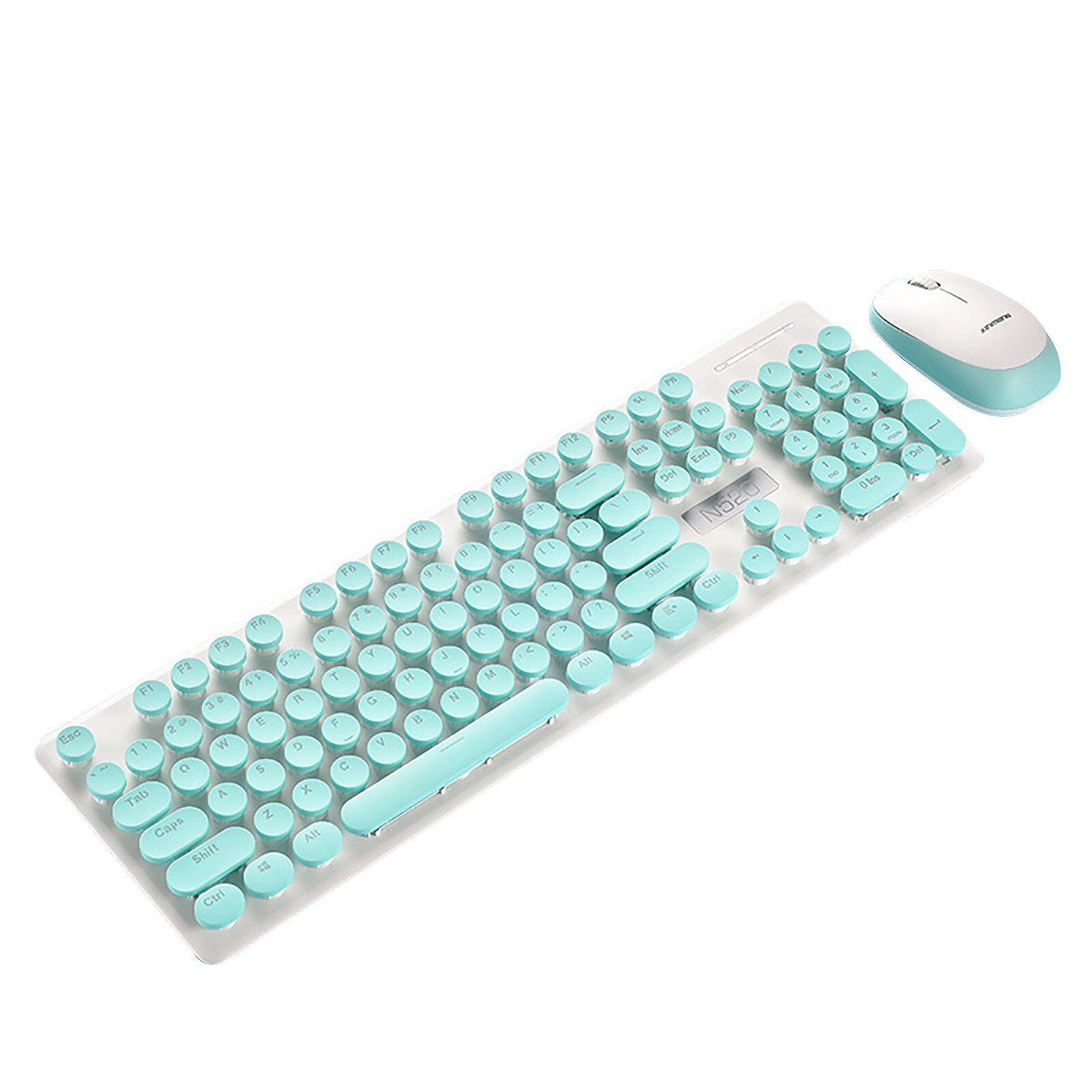 Retro Style Wireless N520 Keyboard And Mouse Set 2.4G Wireless Keyboards And Mouses 1600DPI Mouse Combo For Office And Game