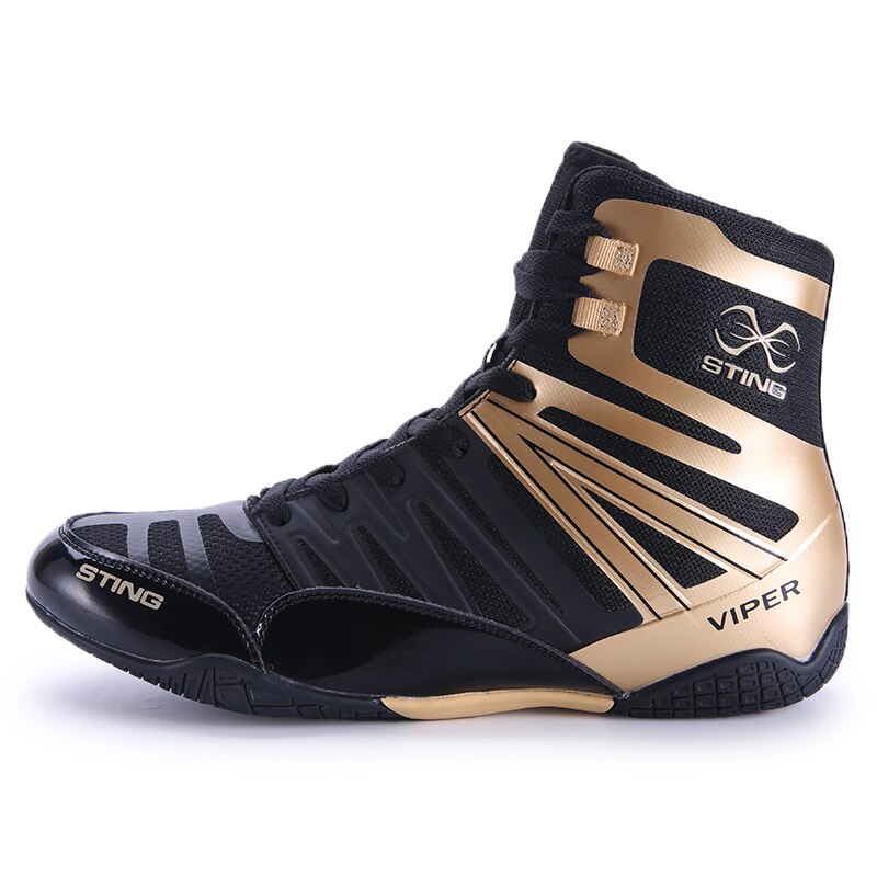 Wrestling Shoes Men Big Size 38-46 Wrestling Sneakers Light Weight Boxing Shoes Breathable Boxing Footwears: HeiJin / 11