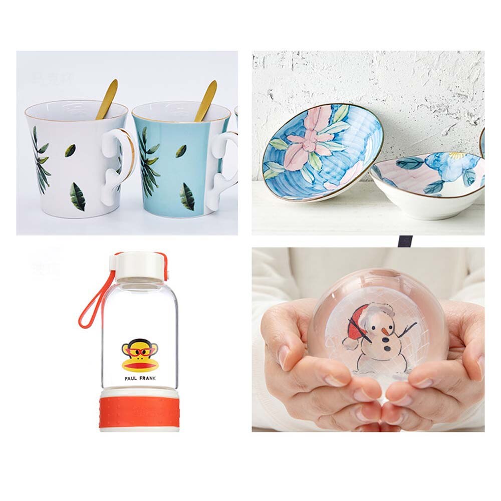 20 Pcs Water Slide Decal Transfer Papier Diy Kleding Patroon Tool Voor Inkjet Printer A4 Hoge Resolutie Diy Cup