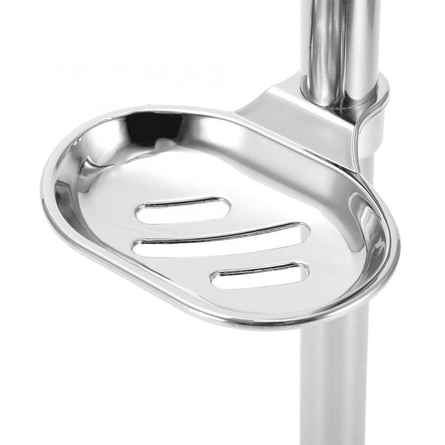 Rvs Lifting Houvast Douchekop Houder Beugel Met Zeepkist G1/2 Extension Douche Sliding Rail Slide Sproeier set