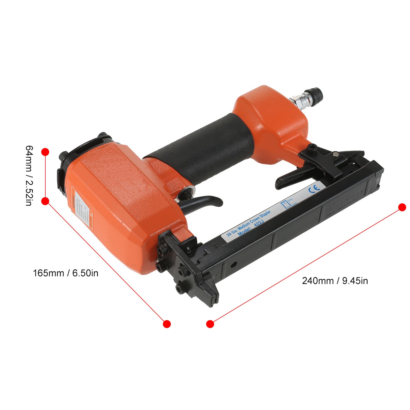 23 Gauge Micro Pin Nailer 1/2 Inch to 1 Inch Air Nailer Pneumatic Finishing Stapler Air Power Nil Gun for Woodworking Furniture