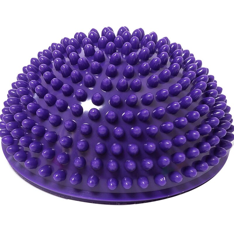 16cm Yoga Half Ball Toy Inflatable Sphere Stepping Stones Outdoor Toys Indoor Games for Kids Balance Hemisphere Ball: Purple-B