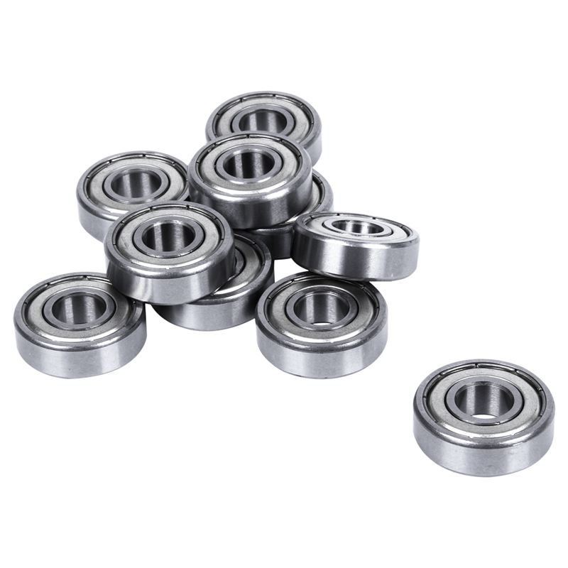 10 stuks afgedichte afgeschermde diepe groef kogellagers 6000-zz 10 x 26 x 8mm