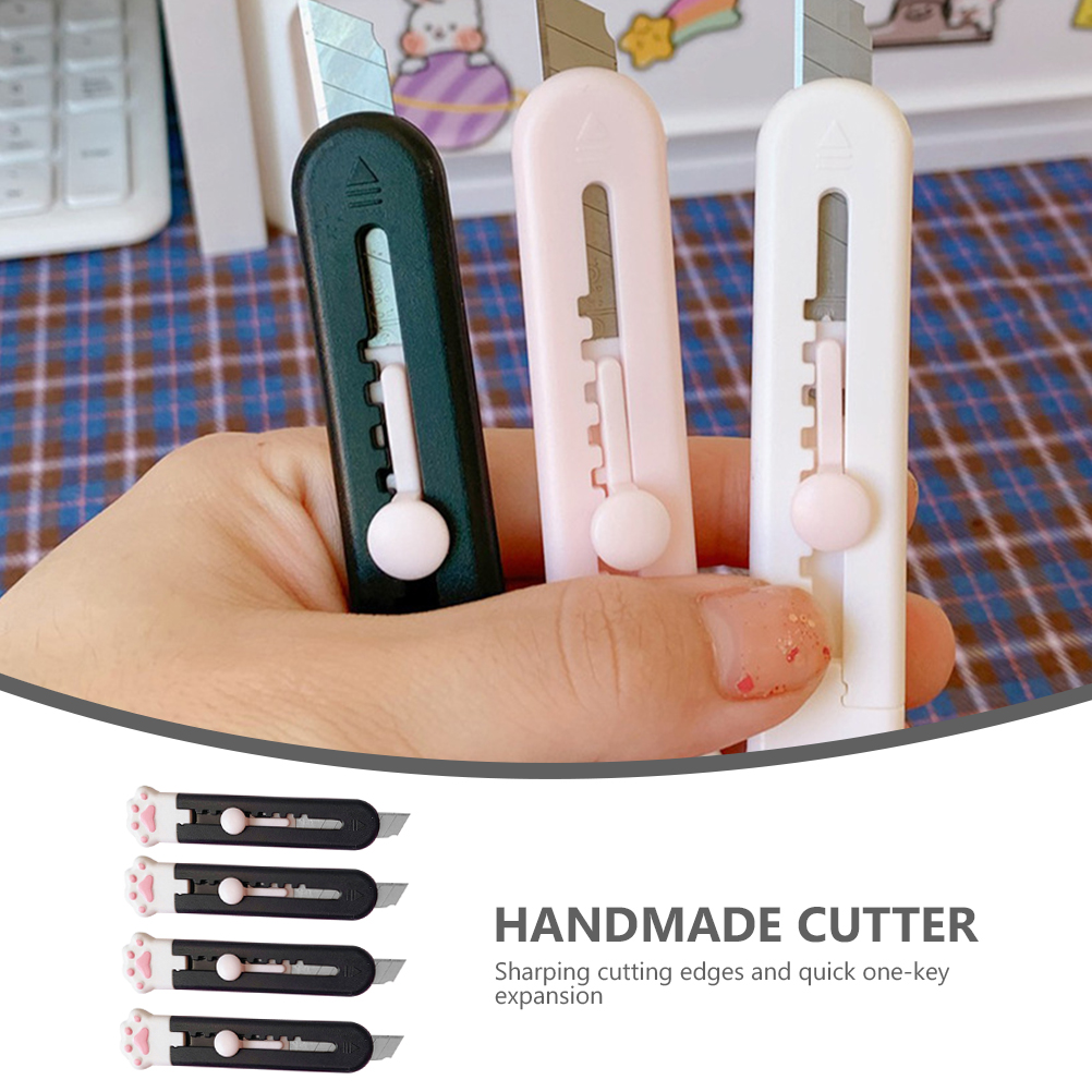 4Pcs Convenient Box Cutters Multi-function Box Openers Portable Craft Cutters Cutting Accessory