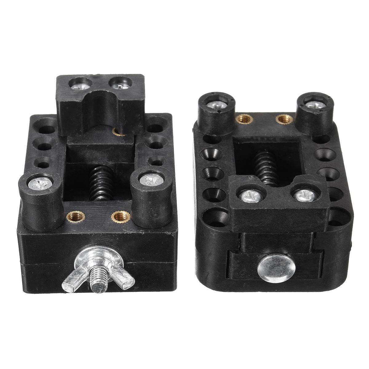 2 Type Mini Carving Bench Clamp Drill Press Vise Hand Clip Flat DIY Jewelry Art Sculpture Craft Tool Table Vise