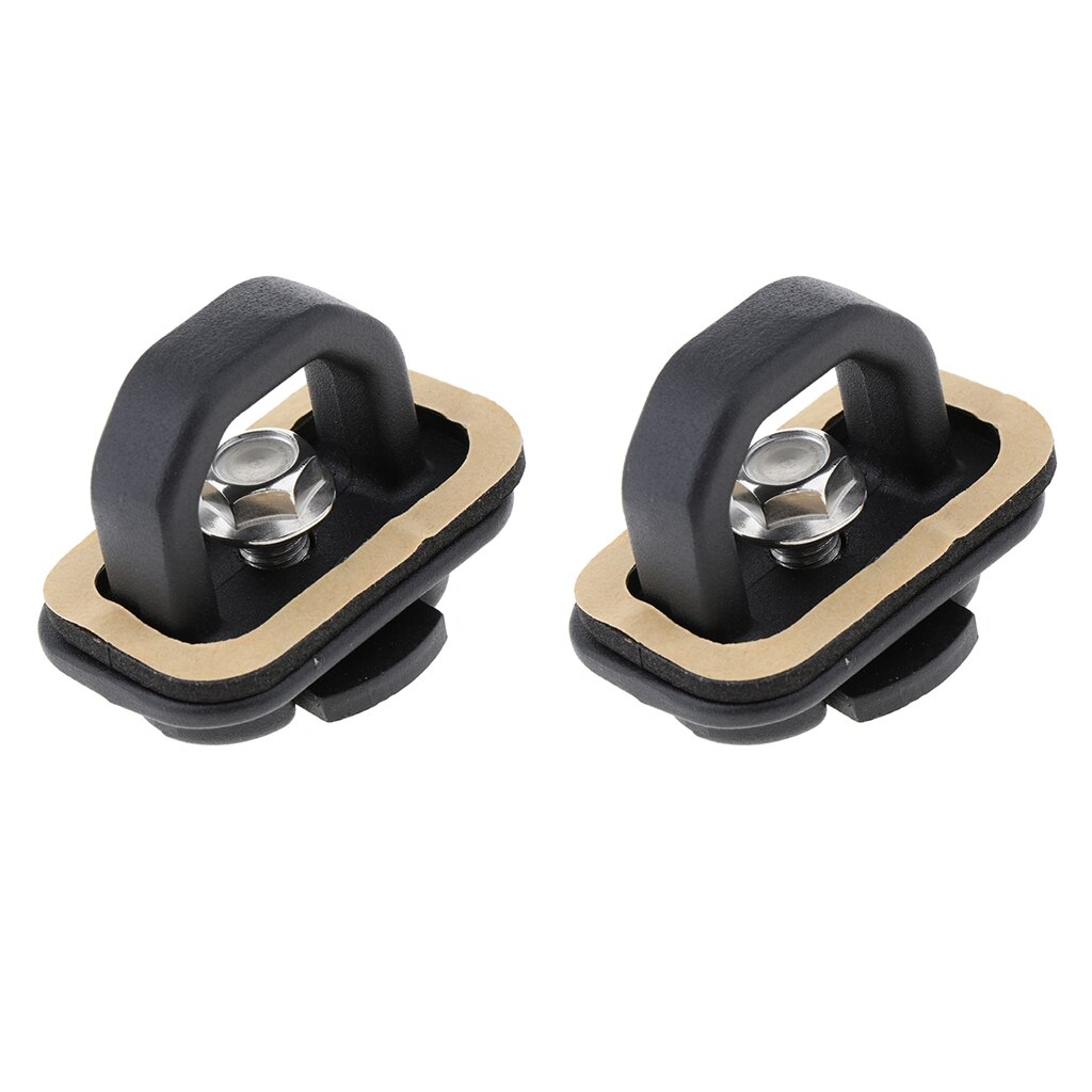 2 pcs Brand And Bull Ring Retractable Truck Bed Side Wall Tie Down Anchors Corrosion Resistance