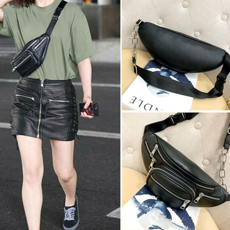 Moda feminina cintura grande pacote de couro fanny pacote de cintura dos homens cinto bolsa das mulheres hip bolsa sacos de viagem para mulheres masculinas 2020