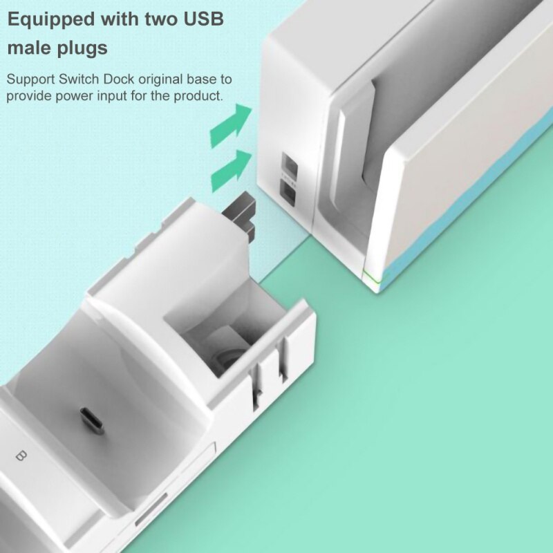 4 Joy-Cons and 2 pro Controllers Charging dock for Nintendo Switch Game Charger Stand Station Holder