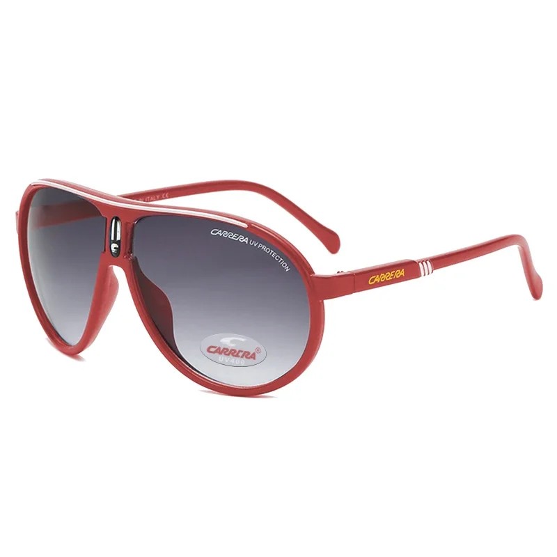 Retro Sunglasses Outdoor Sports Ultralight Glasses UV400: black / Burgundy