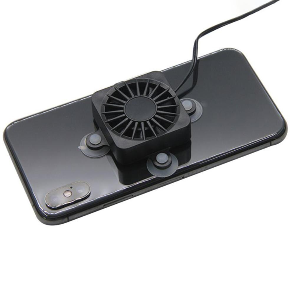 Universal Portable Mobile Phone USB Cooling Fan Suction Cup Cooler Radiator For iPhone iPad Huawei Xiaomi Phone Game Consoles