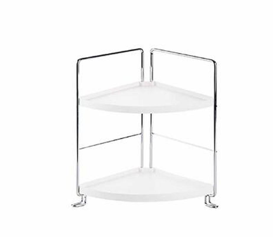 Multi-layer Bathroom Shelf Storage Rack Display Stand Shelves Cosmetics Shampoo Holder Shower Caddy Bathroom Organizer WJ528: B-2 layer-silver
