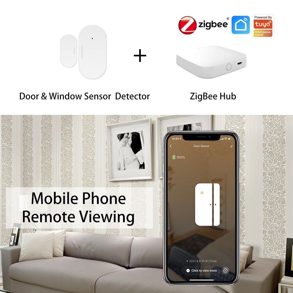 ZigBee Pir Motion Sensor Detector Movement Door Opening Temperature And Humidity IR With Gateway Tuya Smart Life Home Automation