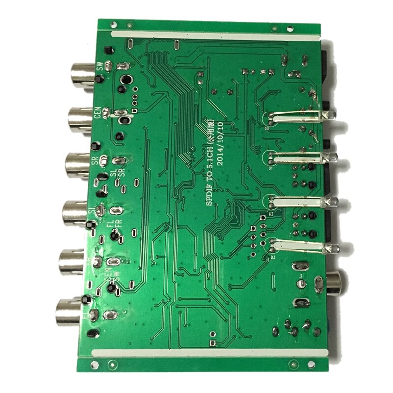 Digital Optical Coaxial to Analog Audio Converter 5.1 Channel DTS AC-3 Audio Decoder TV to Audio US Plug