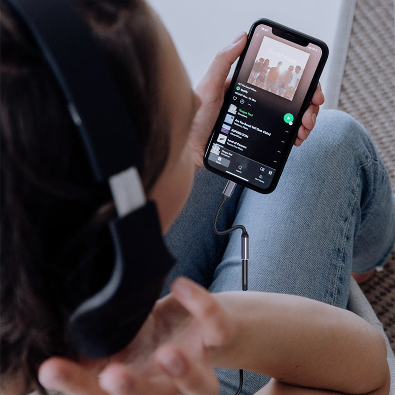 Błyskawica do 3.5mm Adapter słuchawkowy 3 5 Mm Adapter Jack do IPhone 14 13 12 11 Pro Max XS XR X 3.5mm Adapter kabla AUX